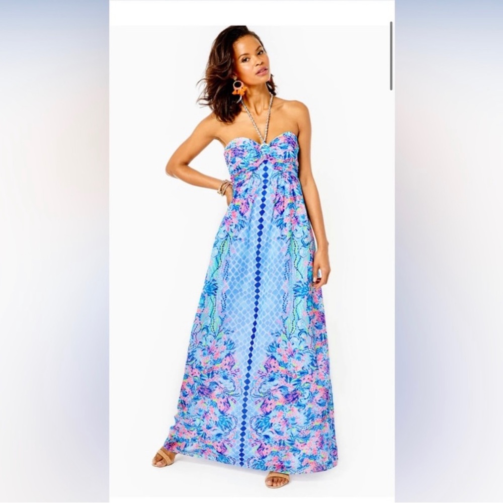 Lilly Pulitzer Hidden Treasure maxi dress, NWT